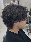 王道ツイストスパイラルパーマ