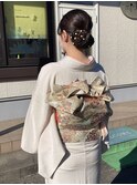 着付けとアップスタイル
