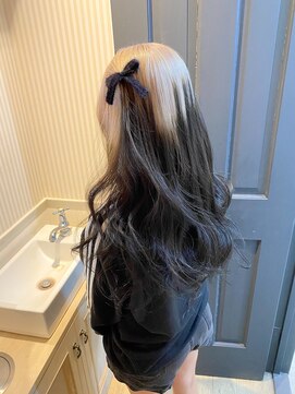 ミライフ(mlife) ・ホワイトブロンド×ブラック