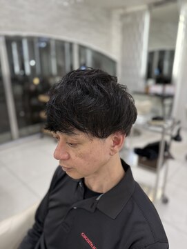 クオリス 赤塚店(QUALIS) 春◎社会人向けマッシュパーマなし時短ツーブロックで好印象