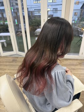 ケイリー(KAYLEE) 《インナーカラー》チェリーピンク