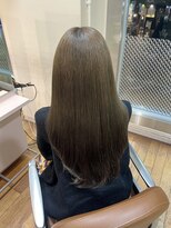 アクシス 栄店(`AXIS)&nbsp;森崎ワンホンレイヤー/ミルクティーブロンド/ダークブルー/栄