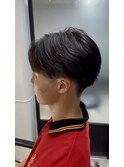 毛流れセンターパート