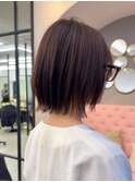 ココアベージュ/オリーブグレー/小顔