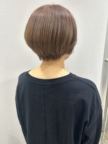 バイ ユア オウン フラワーズ コロン カバ 松本駅前(buy your own flowers : kava)&nbsp;丸みショートボブ◎小顔×前下がりレイヤー大人可愛い