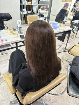 プライズ 所沢プロぺ通り店(prize) ショコラベージュ韓国風レイヤーカット所沢