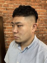 クリッパーズトウキョウ(CLIPPERS TOKYO) テーパーフェード+ピンパーマ