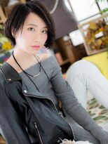 カバーヘア ブリス 上尾西口店(COVER HAIR bliss)&nbsp;アシンメトリーで格上げ*黒髪大人ボブレイヤーカット*a