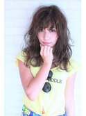 無造作ウェーブ☆マーメイドアッシュ・セミロング