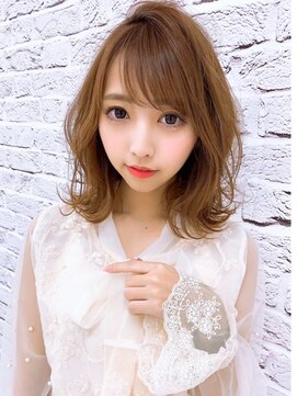 オーロ 西宮店(ORO) ひし形シルエットのフェミニンミディ