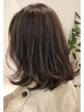 ネックス 表参道本店(nex) nex表参道ハイライトカラー　白髪　グレージュ