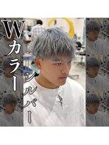 レジット メンズ ヘアサロン(LEGIT MEN's HAIR SALON)&nbsp;Wカラーシルバー