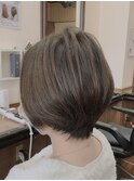 前上がり前下がり 耳かけ 小顔 ミックスショート