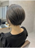 暗髪オリーブカラー