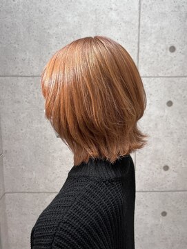 ヘアサロン ドットプラス 町田店(dot. plus) <Insta@s_ym_99_>オレンジベージュ/フェザーバング[町田駅]