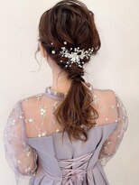 セルカ 新宿(CERCA)&nbsp;結婚式☆ポニーテール 【CERCA新宿/新宿西口】