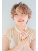 大人可愛い丸みショート/大人ショートボブ耳かけショート<横浜>