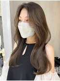 くびれロンググレージュ_チェリーブラウンフェミニン_ba403491