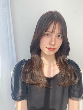 シェノン 武庫之荘(CHAINON) 斜めバング/シルキーベージュ/グレージュカラー