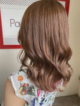 パディントン(Paddington) イヤリングカラーがチラリ☆【クリアベージュ&ミルキーピンク】