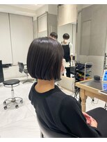 ガリカ 蔵前(Gallica)&nbsp;【佐久間史将】大人かわいい前下がりボブx抜け感カラー<蔵前>