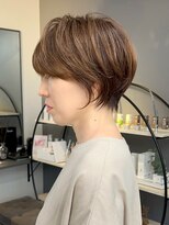 ジアン テラス(GIEN TERRASSE)&nbsp;丸みショート×白髪ぼかしハイライト