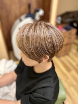 ピッカヘアーデザイン(PICKA hair-design) 白髪ぼかしハイライト
