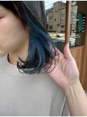 インナーカラーブルー