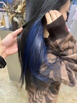 メリー オオサカ(Merly Osaka)&nbsp;blue inner color_ベースはダークアッシュ_