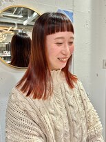 クリアーオブヘアー 栄南店(CLEAR of hair) オン眉×デザインカラー/FUKUI