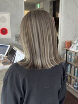 ラック(LUCK)&nbsp;切りっぱなしボブ/エアリーロング/美髪/ピンクブラウン/船橋