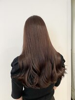 ユーフォリア 青山(Euphoria)&nbsp;20代30代艶感ストレートピンクブラウン透明感ロング【担当yuki】