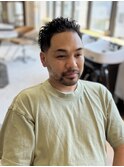 スタイリッシュダーティ海外大人テーパーフェード：大村　大心