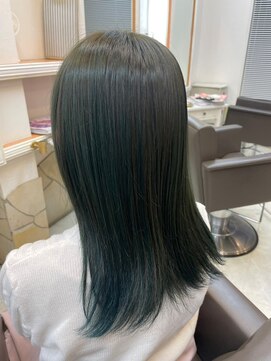 ナナナ パレナ 大津膳所店(nanana parena) ブルベ肌の方へ！縮毛矯正＆毛先うっすらブルーヘア