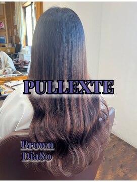 ヘアーメイク ダンス(hair make DANCE) エクステでグラデーションぽく( ^ω^ )