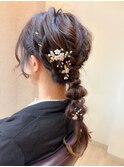 結婚式お呼ばれヘアスタイル
