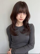 トリッカ シブヤ(TRICCA SHIBUYA)&nbsp;こなれミディ/艶髪/巻き髪/前髪/ロング/イメチェン/ベージュ