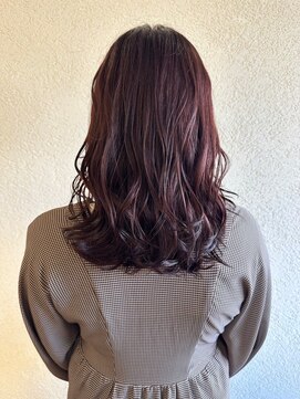 エルサフィロ キタハマ(el zafiro kitahama) 20×30×40代×ミディアム×ピンクベージュ×髪質改善