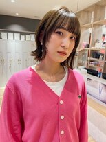 バランス ヘアーアンドアイラッシュ 野田店(balance.)&nbsp;顔周りレイヤー×オリーブカラー