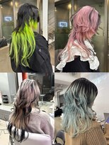 レコ 渋谷(LECO) ハイトーンカラーデザインウルフカット