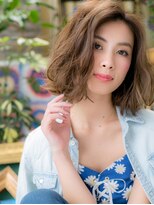 カバーヘア ブリス 北浦和(COVER HAIR bliss)&nbsp;小顔抜け感くせ毛風ニュアンスエアリーボブh4北浦和20代30代40代