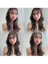 リッカ(LICCA)&nbsp;【MISAKI】くびれヘア/シースルー前髪/透明感のグレージュ