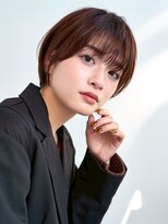 ロンドリメゾン 原宿(Lond re Maison.)&nbsp;暗めカラーグランマッシュデザインカラーショートボブ原宿表参道