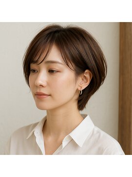 スープレックス ヘアーデザイン(SOUPREX HAIR DESIGN) 大人女性の柔らかショートボブ　20代 30代 40代 50代 60代ミセス