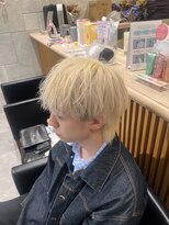 メロウバイケンジ(mellow by KENJE) ブリーチカラー/ダブルカラー/抜きっぱなし/ブロンド