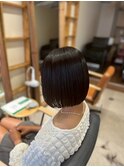 ボブ×髪質改善縮毛矯正