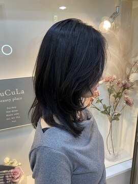 韓国風、重ためミディアムレイヤー