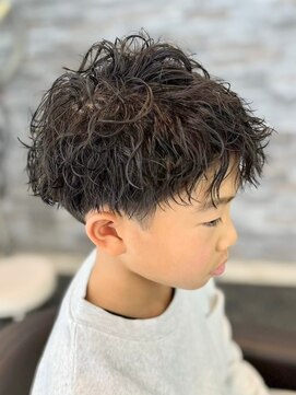 宇都宮men'sメンズパーマ波巻きスパイラルパーマ波巻きパーマ