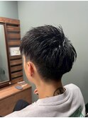 MEN’S HAIR/サーフカール/刈り上げセンターパート/柏