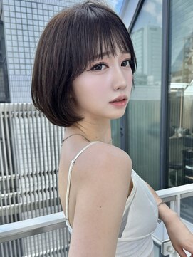 ロンドネートゥル 新潟(Lond naitre) ダークアッシュ/似合わせカット/レイヤーカット(新潟/万代）